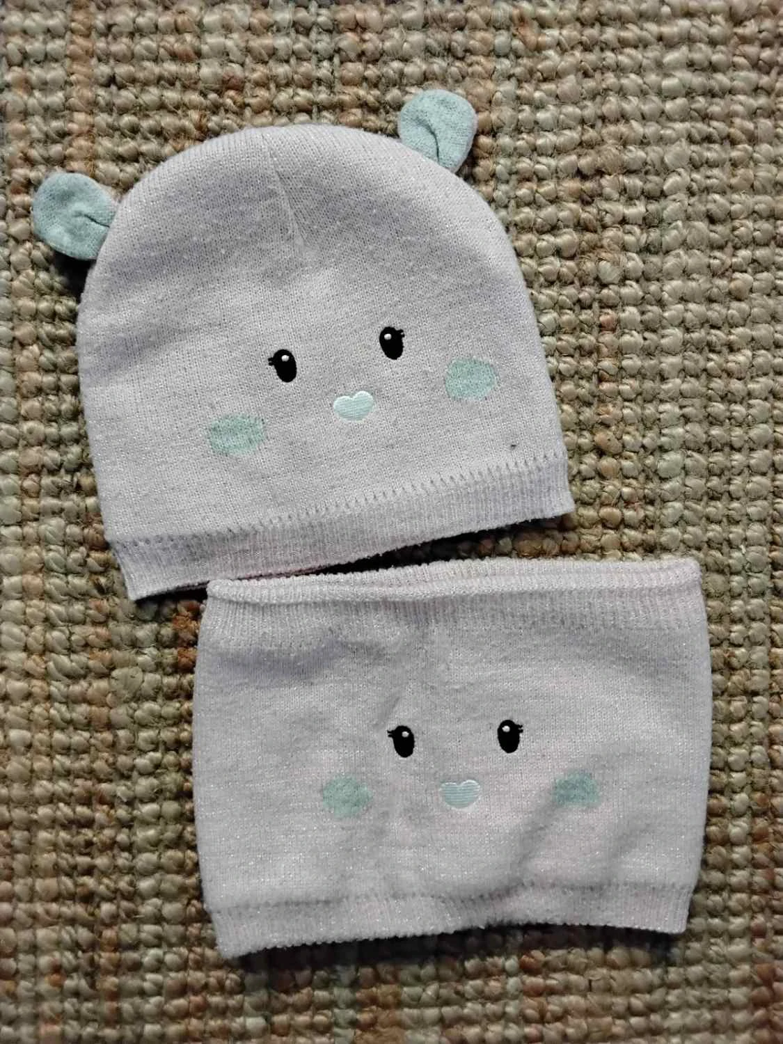 🌈Ensemble bonnet et snood doublé polaire Fille 18mois - 2ans – photo 4
